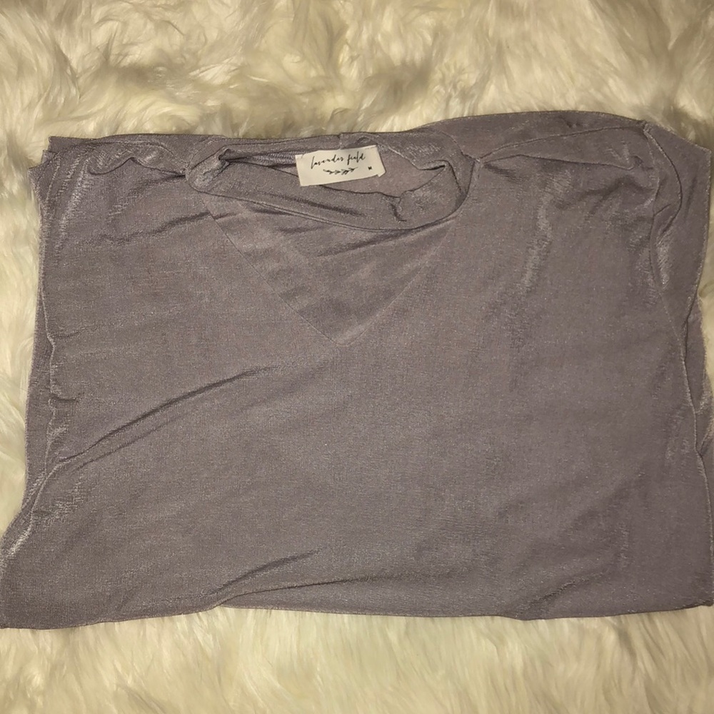 purple lavender field top